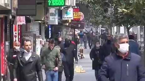 Koronavirüse Aldırış Etmeden Sokağa Çıkan İnsanlar İstanbul Sokaklarında Cirit Atıyor!