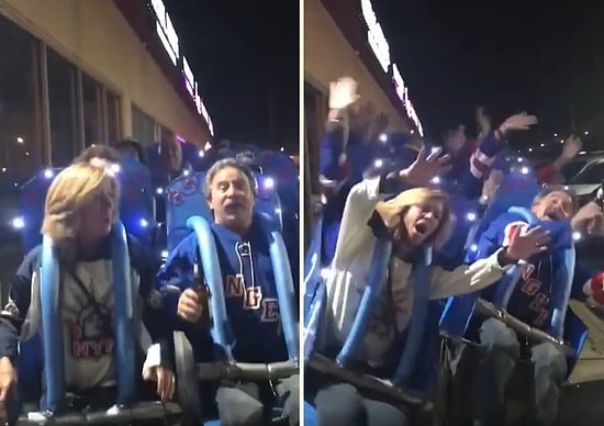 Roller Coaster Kostümü Giyerek Eğlencenin Dibine Vuran Arkadaş Grubu