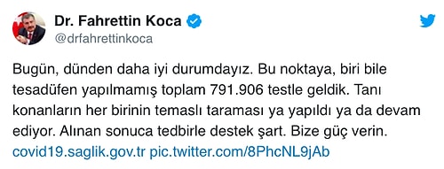 Türkiye'de Koronavirüs: Bugün 115 Kişi Hayatını Kaybetti, Vaka Sayısı 100 Bini Aştı