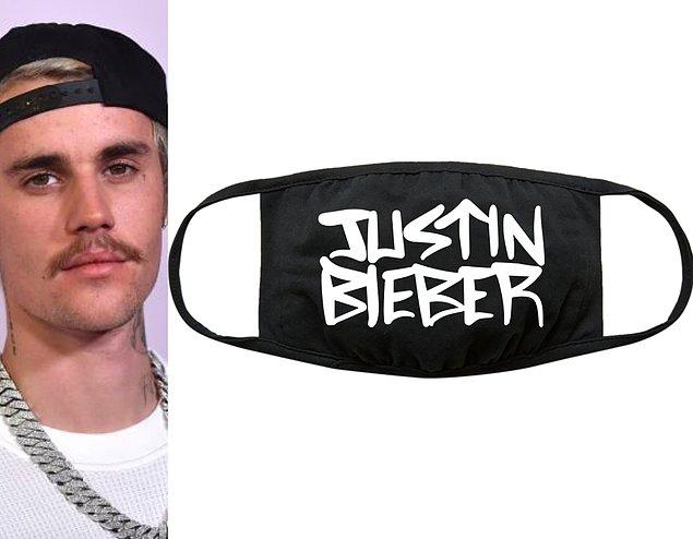 Justin Bieber da yeni graffiti tasarımlı logosunu kullanıyor.