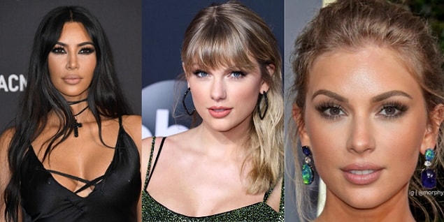 1. Kim Kardashian ve Taylor Swift