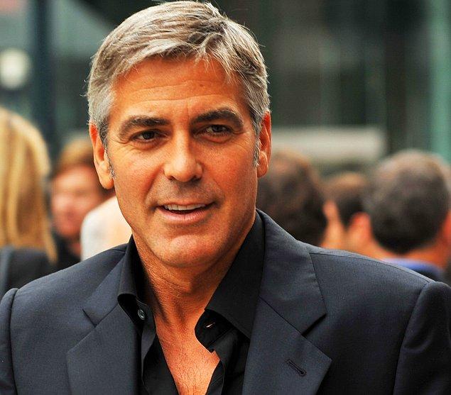 1. George Clooney, Boğa erkeğinin girdiği ortamı anında ele geçirecek kadar havalı olmasına bir örnek.