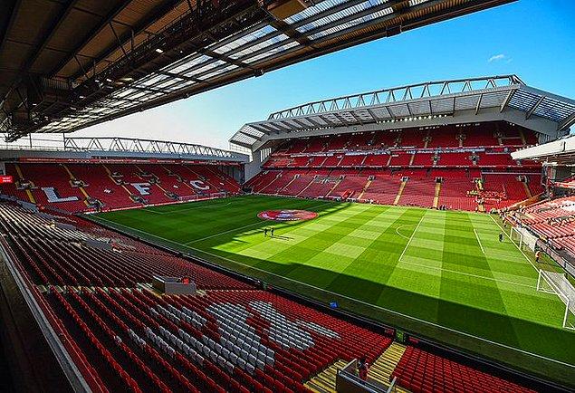 15. Liverpool, koronavirüs salgını nedeniyle stadyumu genişletme çalışmalarını askıya aldı.