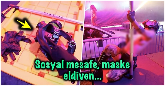 Eskisi Gibi Olamayız! Sosyal Mesafeyi Koruyarak Arabaya Servis Yapan Striptiz Kulübü