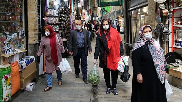 İran'da son 2 ayın en düşük vaka artışı kaydedildi