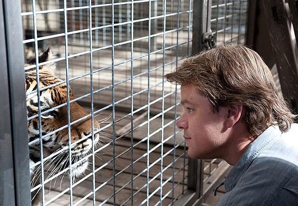 7. Matt Damon - Yılan korkusu ('We Bought a Zoo')