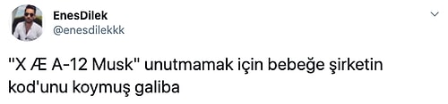 Elon Musk ve Sevgilisi Grimes'ın Yeni Doğan Bebeklerinin Bi' Garip Adına Gelen Birbirinden Komik Tepkiler