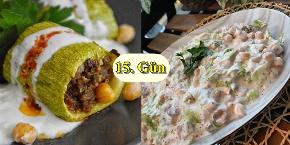 'İftara Ne Pişirsem?' Diye Düşünmeyin! Ramazan'ın 15. Günü İçin İftar Menüsü Önerisi