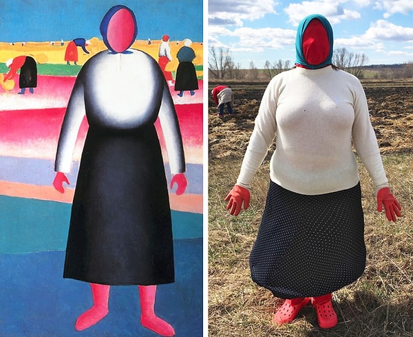 «Жатва», Казимир Малевич