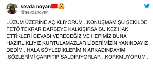 'Bizim Aile 50 Kişiyi Götürür, Liste Yaptım' Diyen Sevda Noyan: 'Sözlerimin Arkasındayım'