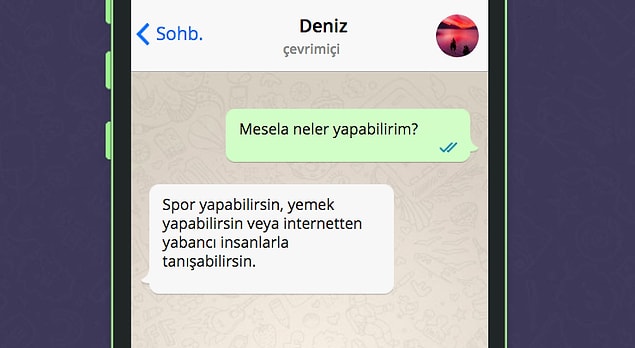 Devam et bakalım...