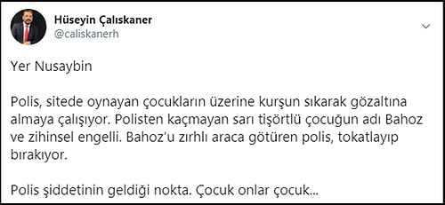 Mardin'de Bir Çocuğu Havaya Ateş Açarak Yakalayan Polis Tepkilerin Odağında