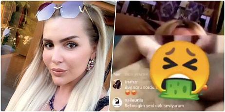 Selin Ciğerci'nin Instagram Canlı Yayınına Katılan Bir Takipçisi Cinsel Organını Gösterdi, İzleyenler Şok Oldu!