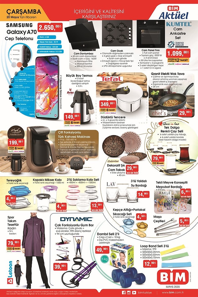 BİM, A101 ve ŞOK�ta İndirimler Sürüyor Aktüel Ürünler