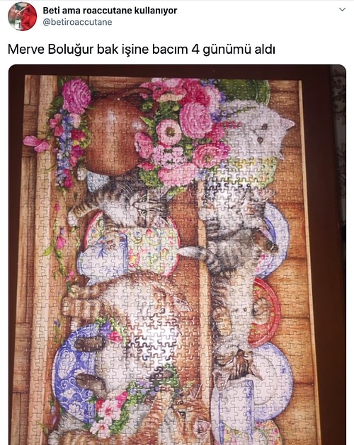 Üniversite Sınavlarına Hazırlanırken Kafa Dağıtmak İçin 20'lik Puzzle Yapan Merve Boluğur'a Komik Tepkiler Gecikmedi!