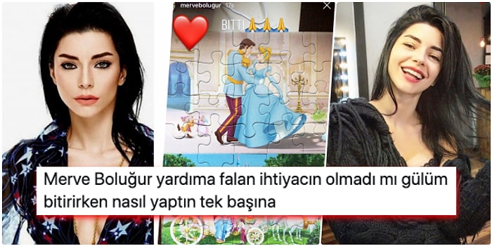 Üniversite Sınavlarına Hazırlanırken Kafa Dağıtmak İçin 20'lik Puzzle Yapan Merve Boluğur'a Komik Tepkiler Gecikmedi!