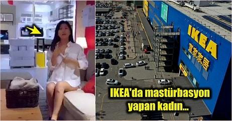 Çin’de Bulunan IKEA Mağazasında Mastürbasyon Videosu Çekerek Ünlü Olan Bi’ Acayip Kadın