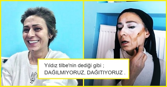 Karantina Süresince Her Günümüze Ayrı Bir Neşe Katan Yıldız Tilbe Çılgın Makyaj Videosuyla Olay Oldu