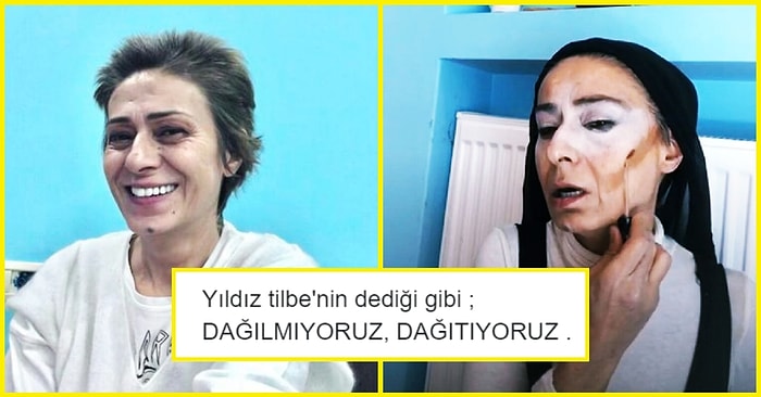 Karantina Süresince Her Günümüze Ayrı Bir Neşe Katan Yıldız Tilbe Çılgın Makyaj Videosuyla Olay Oldu