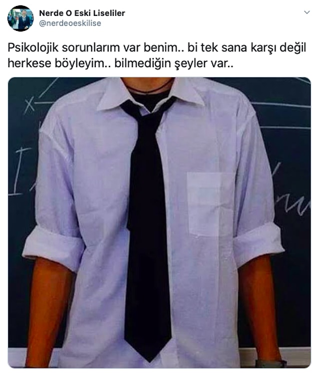 1. Nasıl bir liseye gittiğinizin hiçbir önemi yok... Bazı olaylar vardır ki herkes lise döneminde yaşamıştır, bazı tipler vardır ki lise hayatınızın bir döneminde mutlaka tanışmışsınızdır.