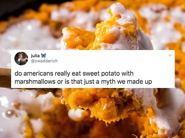 "Американцы серьезно едят картофель с маршмеллоу, или это миф?"