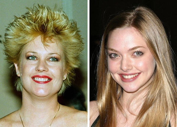 2. Мелани Гриффит и Аманда Сейфрид - 30 лет