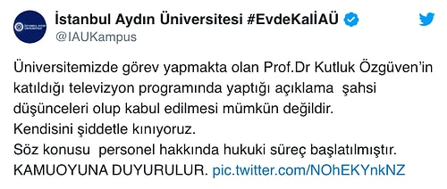 '12-17 Arası Doğurmak İçin En İdeal Yaş' Demişti: Üniversite Prof. Özgüven Hakkında Hukuki Süreç Başlattı