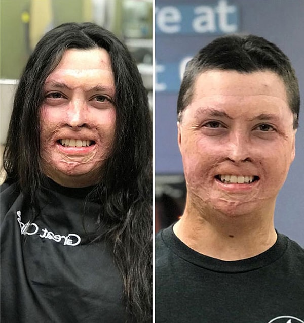 4. Это так просто.. Прощайте, длинные волосы!