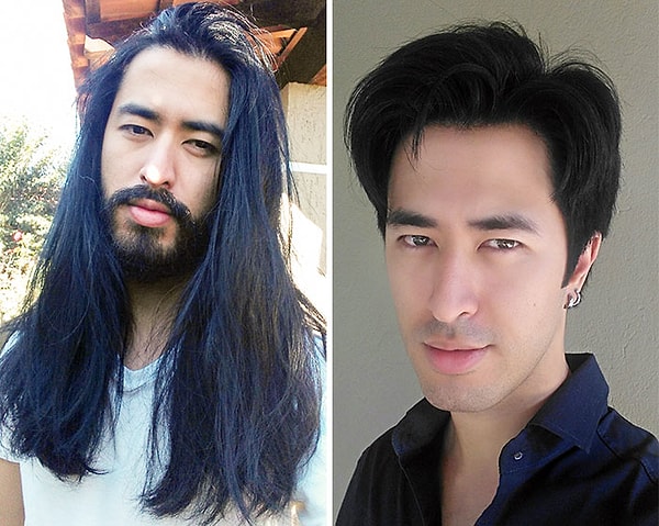 21. Несколько недель назад я впервые пожертвовал свои волосы