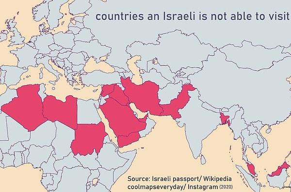 15. İsrail pasaportlarını reddeden ülkeler: