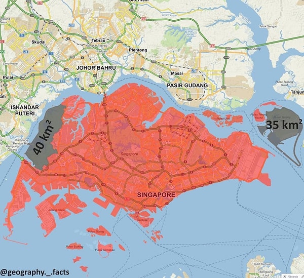16. И, наконец, военные районы Сингапура: