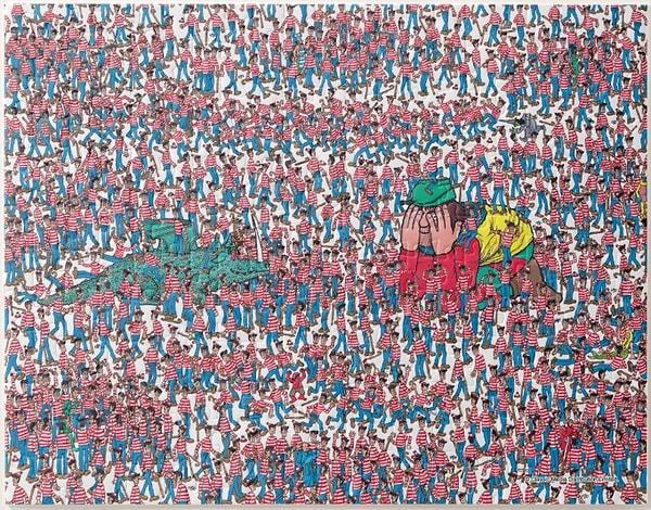 4. Gözlerinizi bir hayli yoracak olan bu Where's Waldo temalı puzzle: