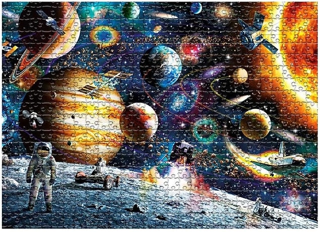 7. İçerisinde bir sürü detay barındıran 1000 parçalık uzay temalı puzzle: