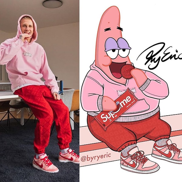 3. Патрик из "Губки Боба квадратные штаны"