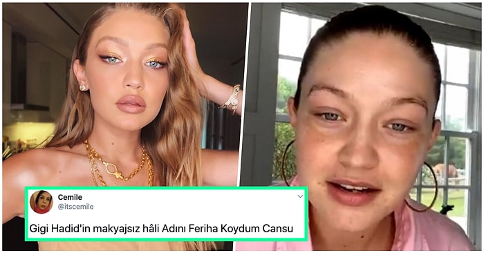 6 Aylık Hamile Olan Gigi Hadid Estetik İddialarına Yanıt Verdiği Makyajsız Hali ile Görenleri Şaşırttı!