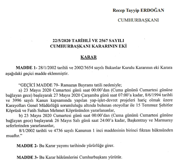 İşte o karar 👇