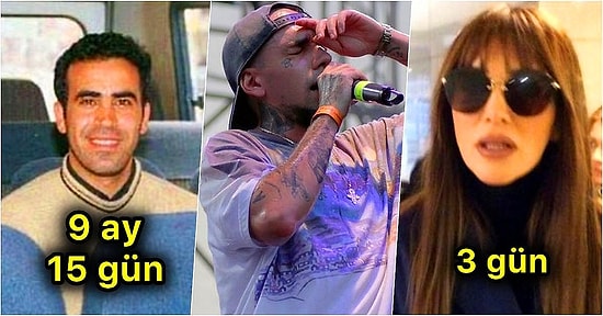 İşledikleri Çeşitli Suçlarla Özgürlüklerinden Olup Yolu Bir Şekilde Cezaevine Düşen Ünlü İsimler