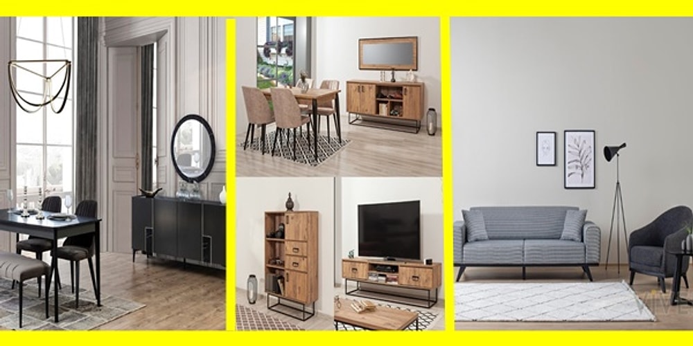 Yeni Evlenecekler Buraya! İnternetten Satın Alarak Ucuza Getirebileceğiniz Son Moda Mobilyalar