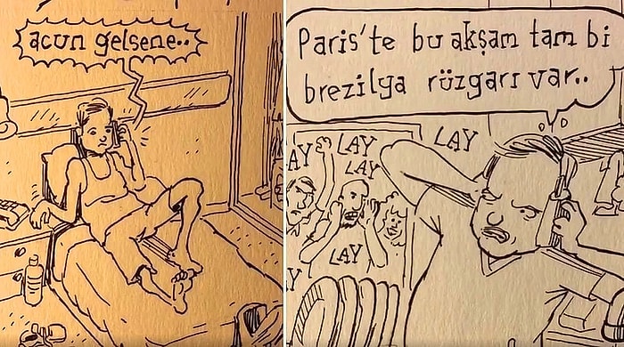 Karikatürlerini Stop-Motion Film Gibi Sunarak Fıkra Tadında Anıları Çizgiye Döken Emrah Ablak'tan 11 Müthiş Çalışma