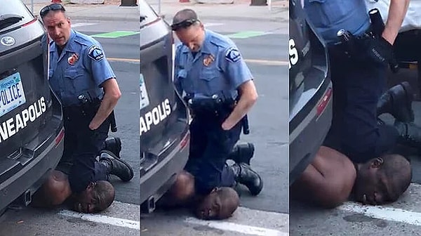 Это воскресенье в Миннеаполисе на полицейскую рацию поступает сообщение о человеке, который использовал фальшивые 20 долларов, чтобы купить сигареты...