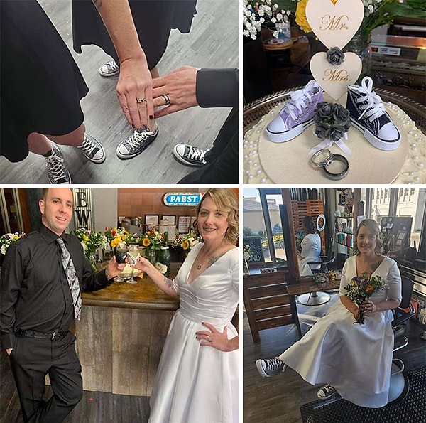 "Нам пришлось отменить нашу свадьбу, но это не помешало нам пожениться."