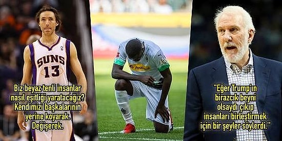 Dünyada Artan Irkçılığa ve George Floyd'un Öldürülmesine Sessiz Kalmayarak Protesto Eden Sporcular