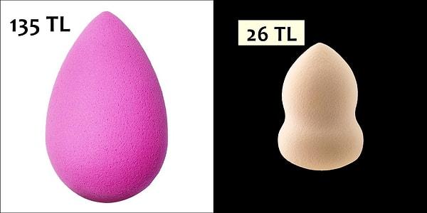 11. Makyaj süngeri: Beauty Blender vs Yves Rocher makyaj süngeri