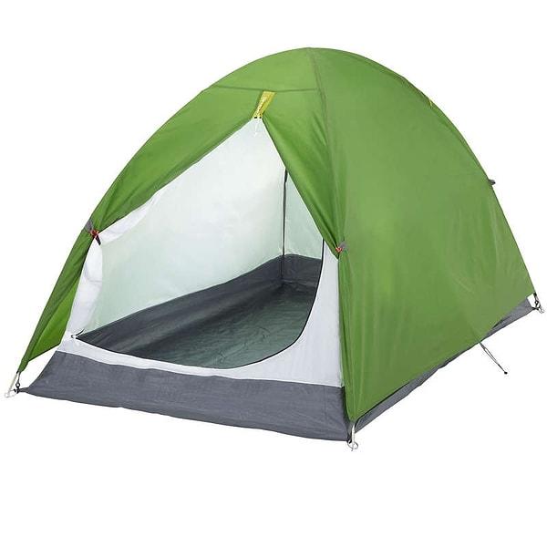 1. Kamp tatilinde öncelik elbette çadır. Önce bu 2 kişilik su geçirmez çadıra bakalım.