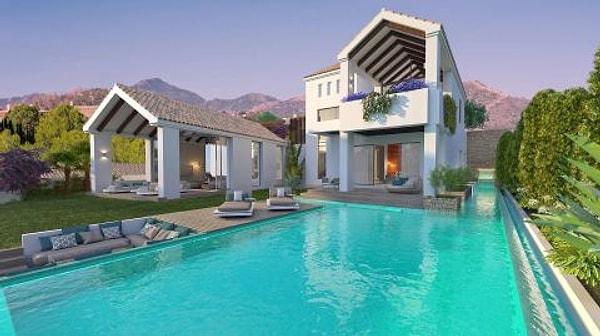 İspanya'nın Marbella kentinden alınan bu evin değeri de yaklaşık 1.7 milyon dolar.