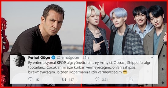 Adeta Soğuk Savaş! Ferhat Göçer Attığı Tweetlerle K-POP Fanlarını Kızdırdı