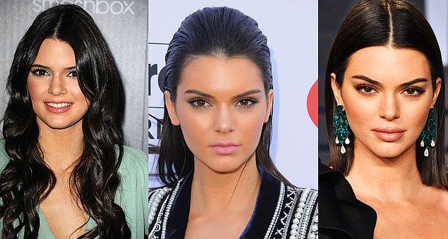 2. Kendall Jenner da estetik iddilarını kabul etmiyor.