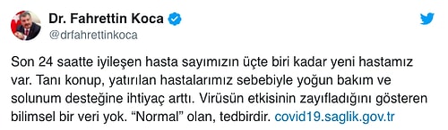 Yeni Vaka Sayısı 993: Türkiye'de Koronavirüs Nedeniyle Son 24 Saatte 18 Kişi Hayatını Kaybetti