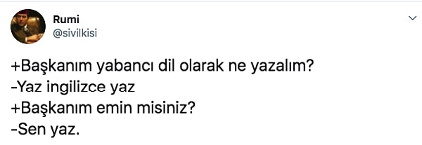 Bu videonun ardından bazı Twitter kullanıcıları, İmamoğlu'nun İngilizcesini şu sözlerle eleştirdi: