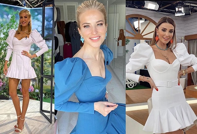 1. Çağla Şıkel, Burcu Esmersoy ve Özge Ulusoy. Üçü de Miss Turkey ile hayatımıza giren isimler.